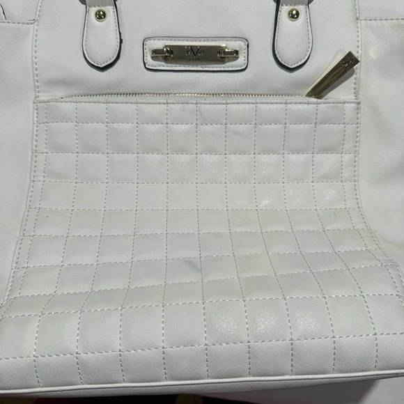 Versace 19.69 Italia White Quilted Handbag - Picture 9 of 14